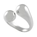 Sterling Silver Chunky Wrap Fashion Ring