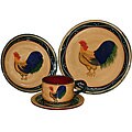 Classis Rooster Collection 16-piece Dinner Set