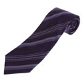 Giorgio Armani Men's Violet Stripe Necktie
