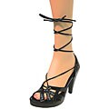Boutique 58 Heeled Patent Platform w/ Ankle Lacing