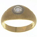 Men's 14k Yellow Gold and 1/2ct Diamond Ring