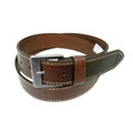 Sean John White Stitch Men's Belt
