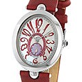 August Steiner Eternity Women's Red Strap Watch