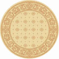 Courtyard Regal Terracotta Indoor Outdoor Rug (5'3 Round)