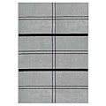 Hand-tufted Black Line Wool Rug (5' x 8')
