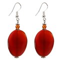 Red Carnelian Gemstone Earrings