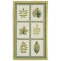 Hand-hooked Forest Ivory Wool Rug (2'9 x 4'9)