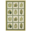 Hand-hooked Forest Ivory Wool Rug (3'9 x 5'9)