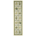 Hand-hooked Forest Ivory Wool Runner (2'6 x 10')