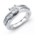 14kt White Gold 1ct TW Diamond Ring