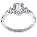 14k White Gold 3/4ct TW Diamond Bridal Ring