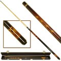 Dragon-motif Hardwood Billiard Cue w/ Case