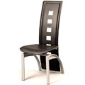 Black Tuxedo Dining Chair (Set of 4)
