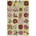 Hand-knotted Festivo Multicolor Wool Rug (6' x 9')