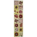 Hand-knotted Festivo Multicolor Wool Runner (2'6 x 10')