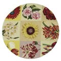 Hand-knotted Festivo Multicolor Wool (3' Round)
