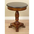 Black Marble End Table