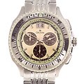Croton Men's White Dial Steel Chronomaster Watch
