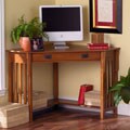 Mission-style Oak Corner Desk
