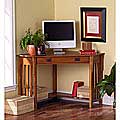 Mission-style Oak Corner Desk