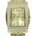 Croton Mens Gold Dial Two-tone Dress Watch