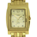 Croton Womens Gold Dial Goldtone Dress Watch