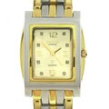 Croton Womens Gold Dial Two-tone Fashion Watch