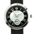 Croton Womens Braided Leather Strap Watch