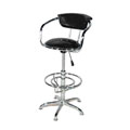 Set of 2 Black Barstools