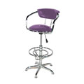 Set of 2 Purple Barstools