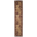 Hand-tufted Classic Mashad Multicolor Wool Runner (2'3 x 12')