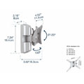 37-inch (max) Swivel & Tilt Television Wall Mount