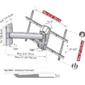Adjustable Television Wall Mount (50-inch Maximum)