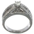 14k White Gold 1ct TDW Diamond Engagement Ring (G, I1-I2)