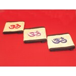 Handmade Hemp Om Coin Pouch (Case of 3)