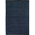 Calvin Klein Navy Silk/ Wool Rug (4' x 6')