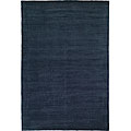 Calvin Klein Navy Silk/ Wool Rug (5'6 x 8')