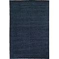 Calvin Klein Navy Silk/ Wool Rug (8'3 x 11')