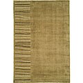Calvin Klein Khaki Silk and Wool Rug (3' x 5')
