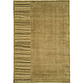 Calvin Klein 1 Khaki Silk and Wool Rug (4' x 6')