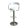 White Omicron Adjustable Barstools (Set of 2)
