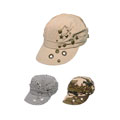 Hailey Hats Top Studded Military Caps