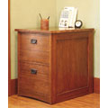 Mission Solid Oak 2-drawer Vertical File Cabinet