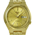 Seiko Men's Automatic Goldtone Gold Dial Watch