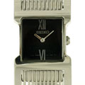 Seiko Women's Tressia Black Dial Steel Watch