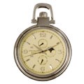 Stuhrling Original Monarch Men's Chiffon Dial Pocket Watch