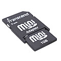 Transcend 1GB Mini SD Memory Card w /SD Adapter