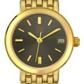 ESQ Telos Women's Black Dial Goldtone Watch