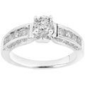 14k Gold 1ct TDW Round Diamond Engagement Ring