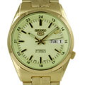 Seiko 5 Men's Goldtone Automatic Steel Watch